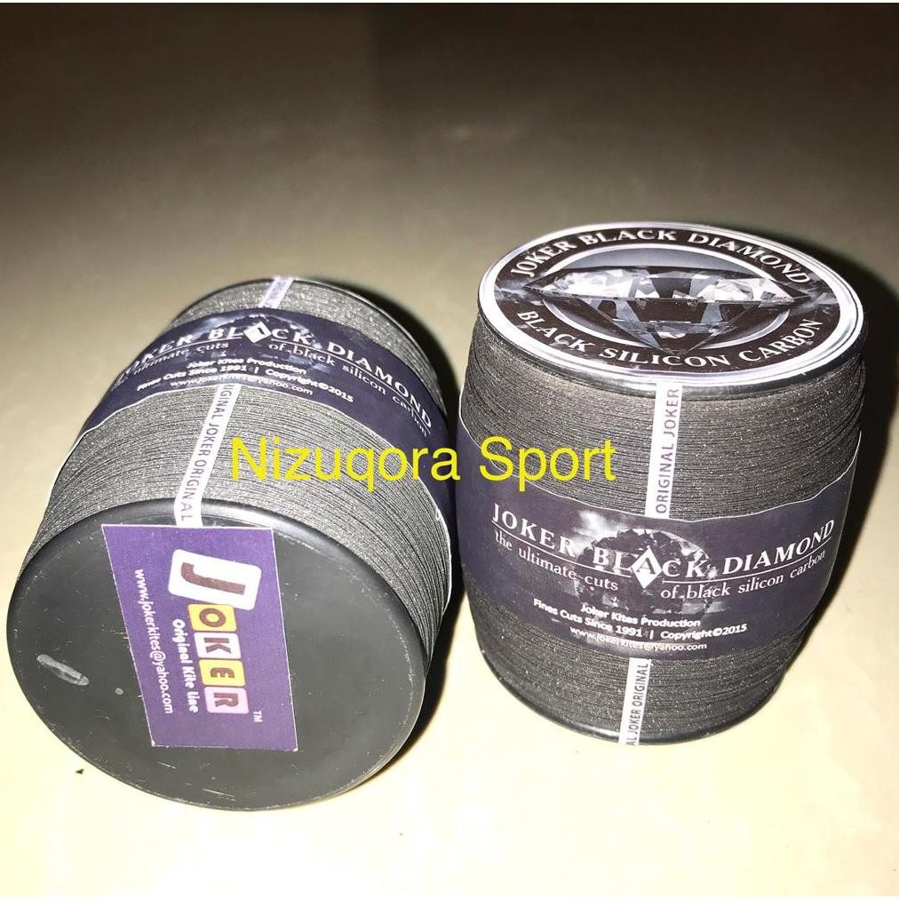 New Arival Benang Senar Gelasan Joker Black Diamond 0,22 Original Murah Tajam Untuk Lomba Turnamen L