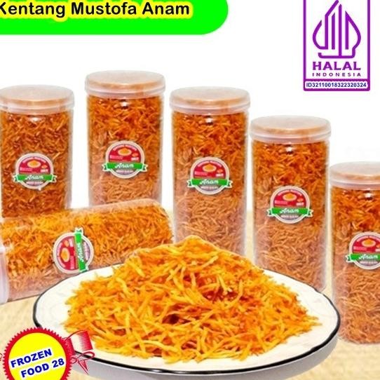 

Keripik Kentang Mustofa, Kentang Goreng Kering Pedas Manis Balado Teri