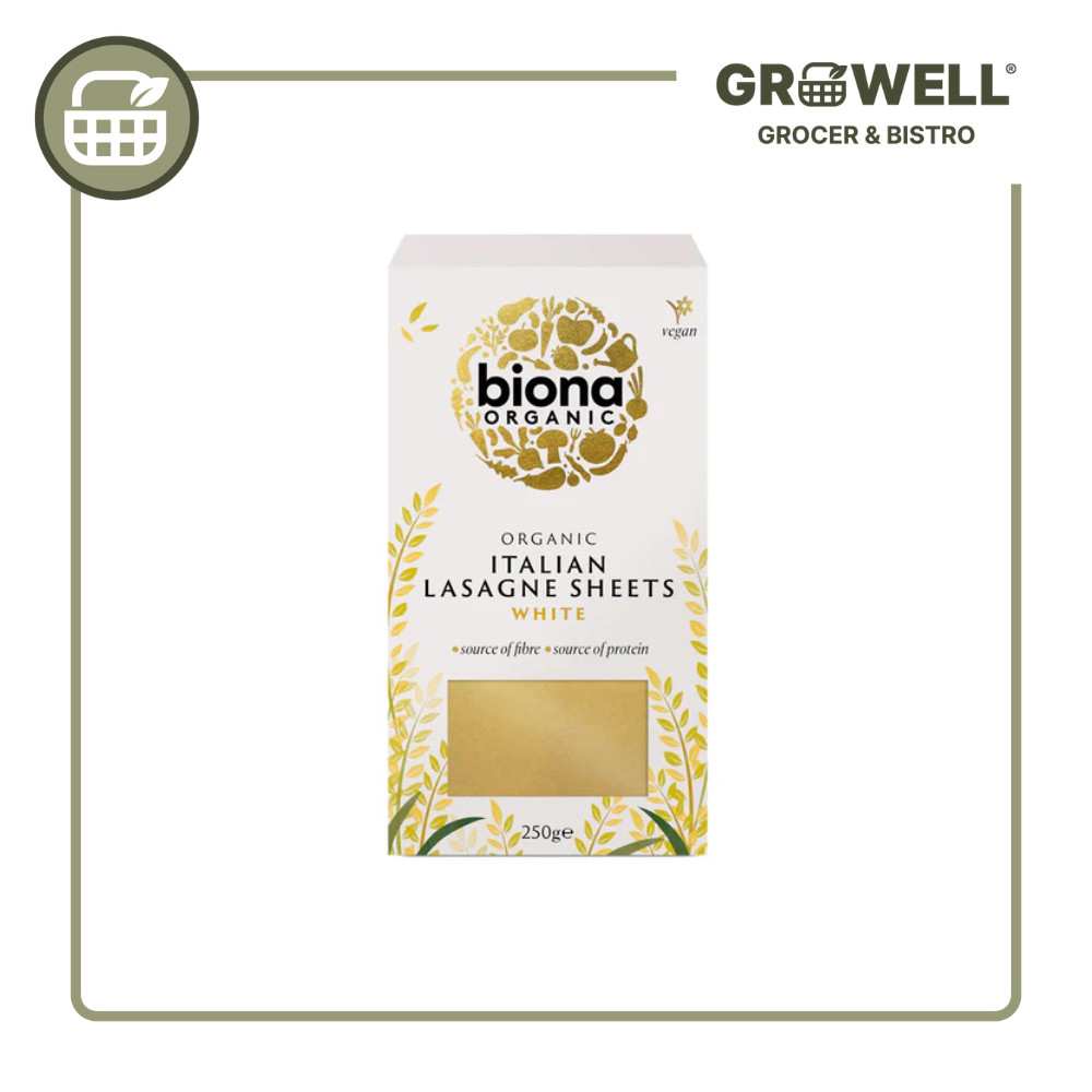 

BIONA ORGANIC ITALIAN PASTA WHITE LASAGNE SHEETS 250 GR