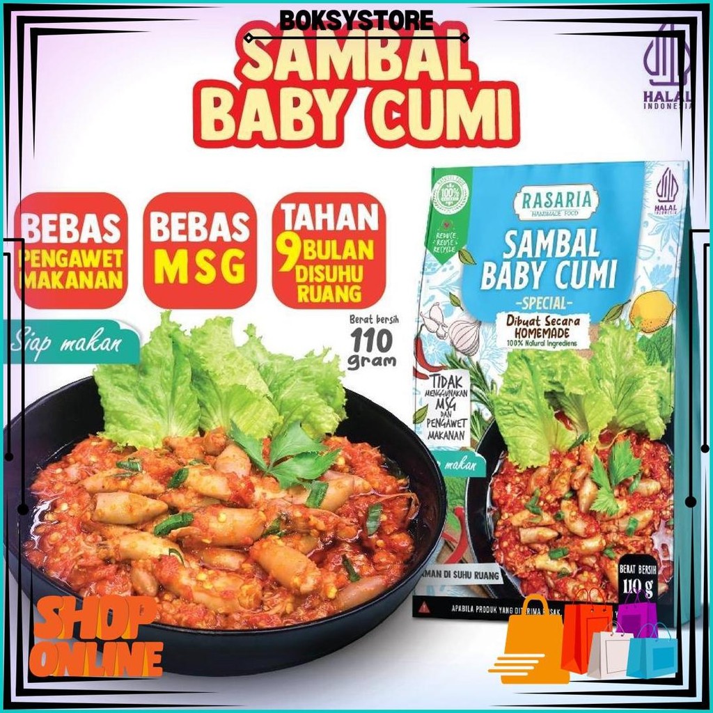 

Sambal Baby Cumi | Oseng Baby Cumi - Makanan Instan - Rasaria D Promo Puncak