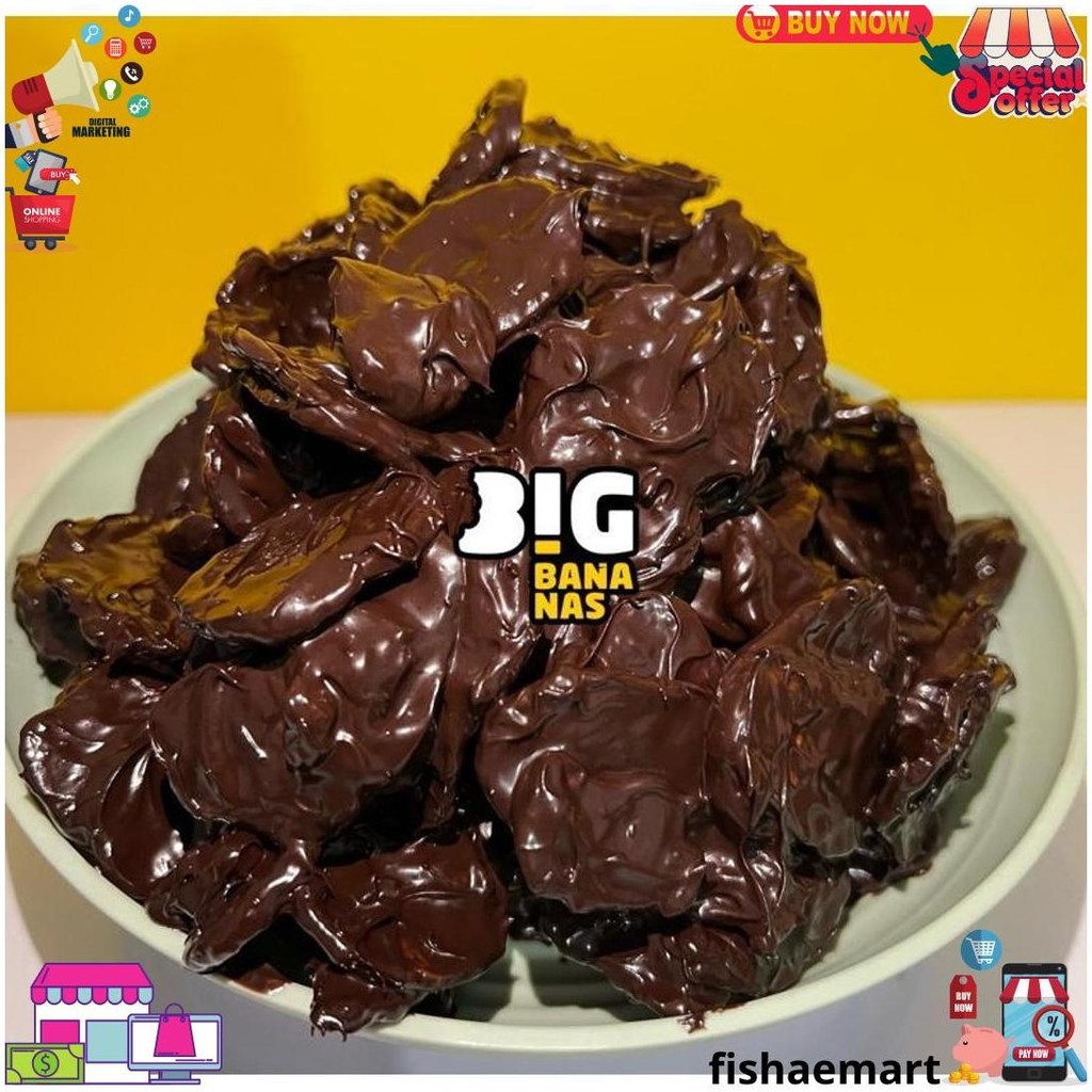 

Keripik Pisang Coklat Lumer 250Gr | Bigbananas D Cod