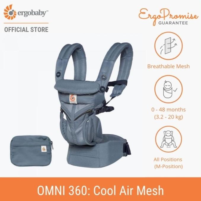 Ergobaby Omni 360 Cool Air Mesh Carrier - Gendongan Bayi