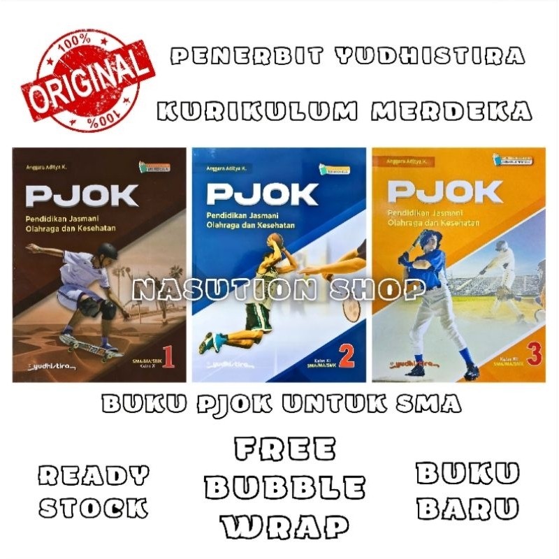 

Buku PJOK Kelas 1 2 3 / 10 11 12 SMA Yudhistira Kurikulum Merdeka - Penjasorkes ORI