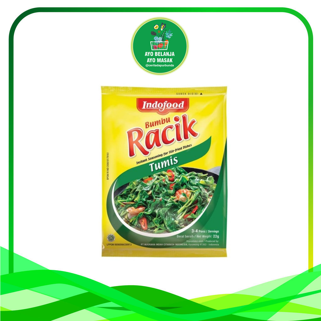 

Bumbu Racik INDOFOOD varian Bumbu Tumis per sachet 20 gram