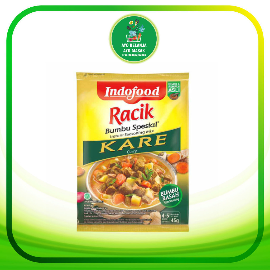 

Bumbu Basah INDOFOOD KARE kemasan 45 gram