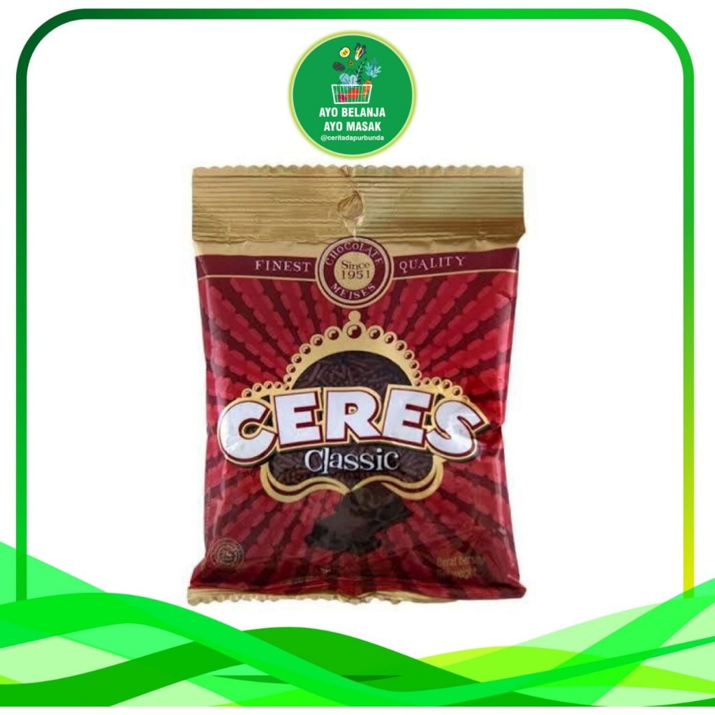 

Meises / Cokelat Butir Ceres 90gr