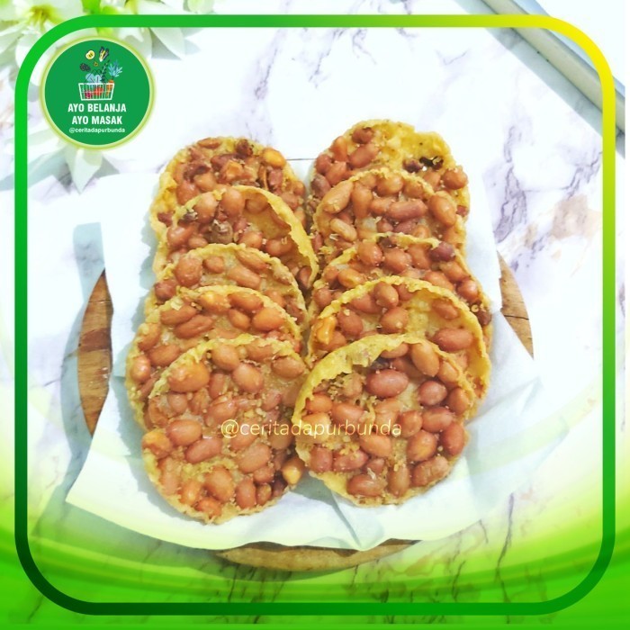 

Peyek Kacang Mangkok / bks ( produk camilan lokal )