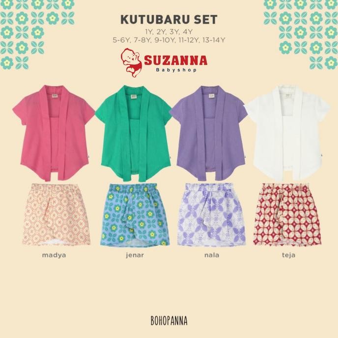 Bohopanna Kutubaru Set - Baju Setelan Anak