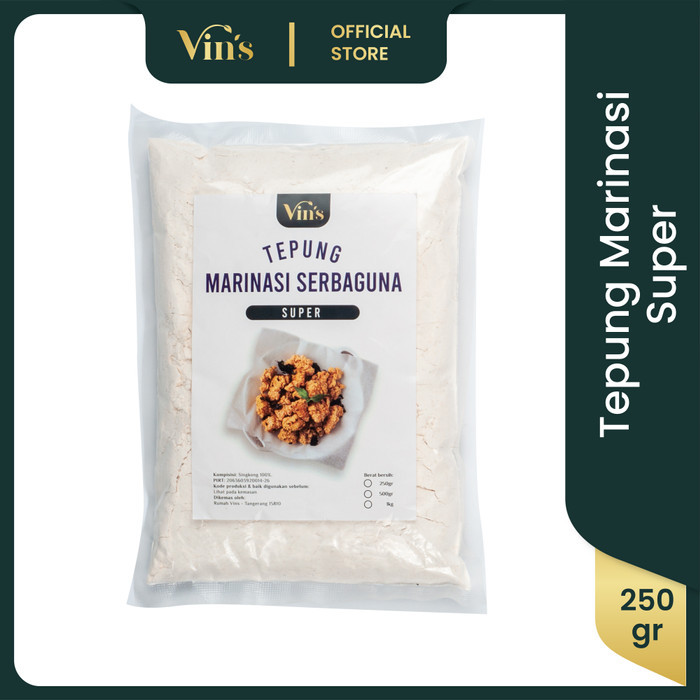 

Rumavin - Premium Tepung Rendaman Marinasi Shihlin (Super / Premium)