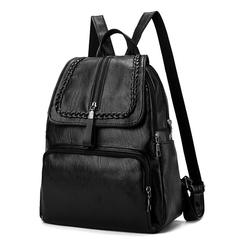 Tas Sekolah Aesthetic Tebal Original Import Kecil Hitam Terkini Anak Mini Sd Keren Ransel Perempuan 