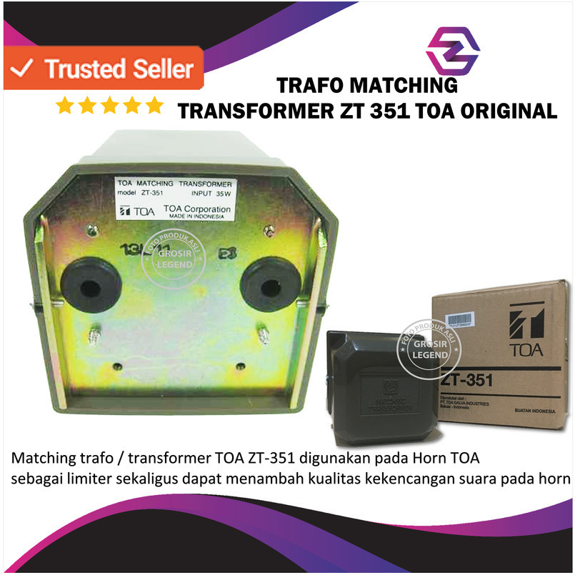 TRAVO TOA ZT-351 TRAFO MATCHING TRANSFORMER ZT 351 ORIGINAL MECING