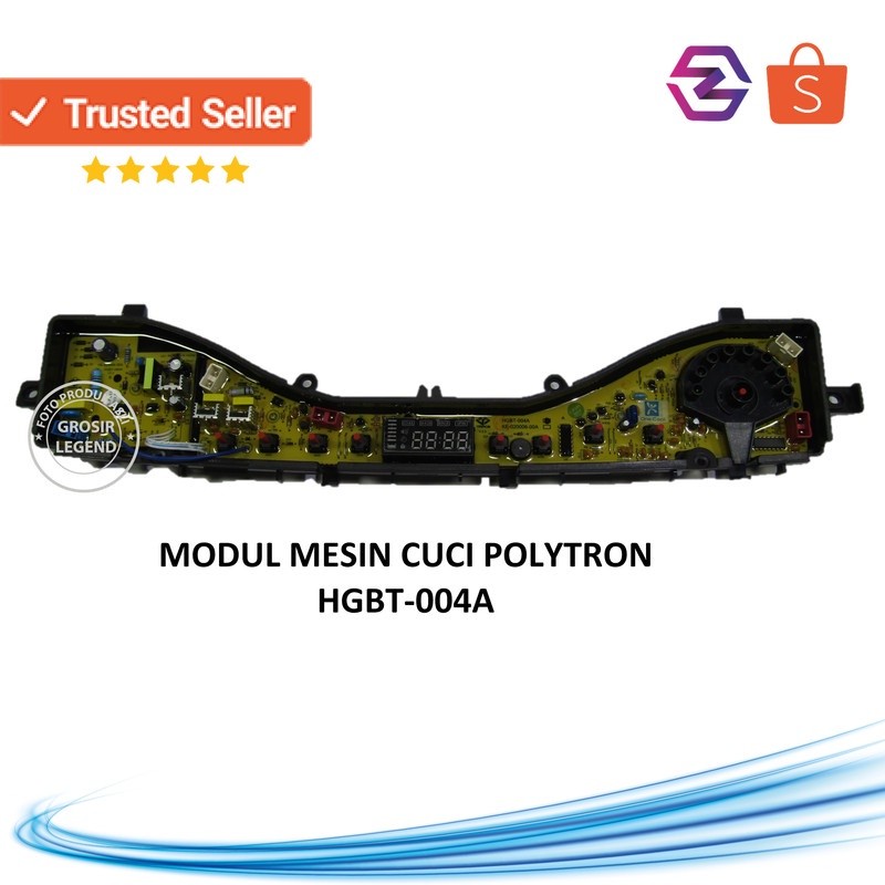 Modul Pcb mainboard mesin cuci Polytron HGBT 004A