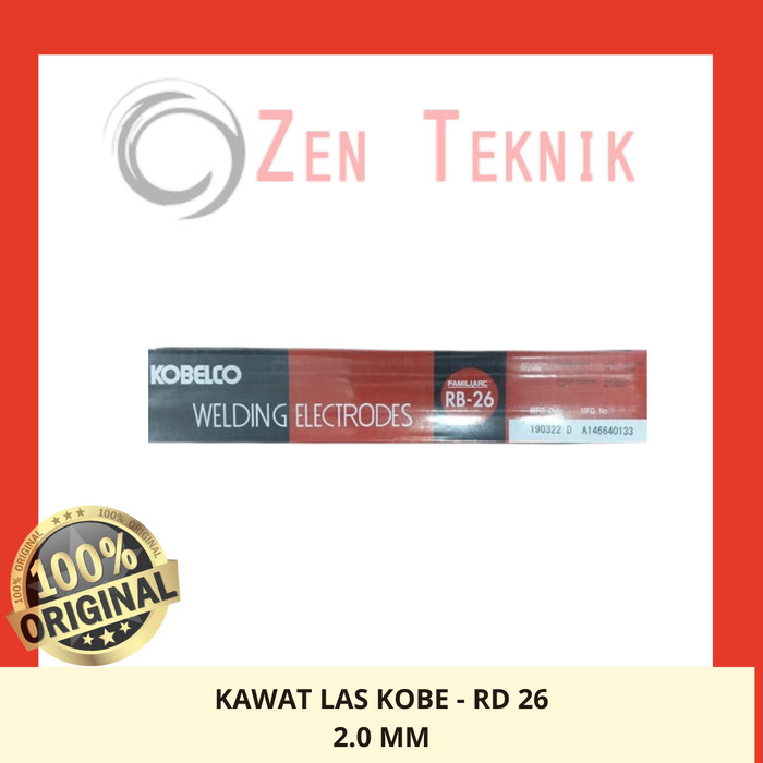 populer] KAWAT LAS KOBE RB-26 2,0mm RB26 2,0MM - 2kg