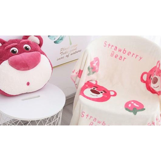 Balmut Lucu Bonmut Boneka Bantal Selimut Lotso Huggin Bear Toy Story