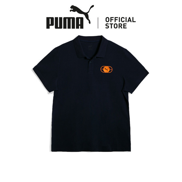 PUMA Kaos Polo Pria Stylised Logo