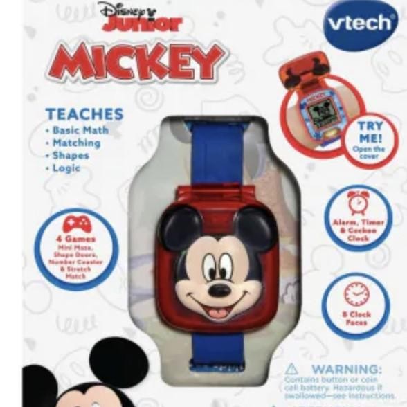 Vtech Ey Mouse Inter Learning Watch Jam Tangan Anak