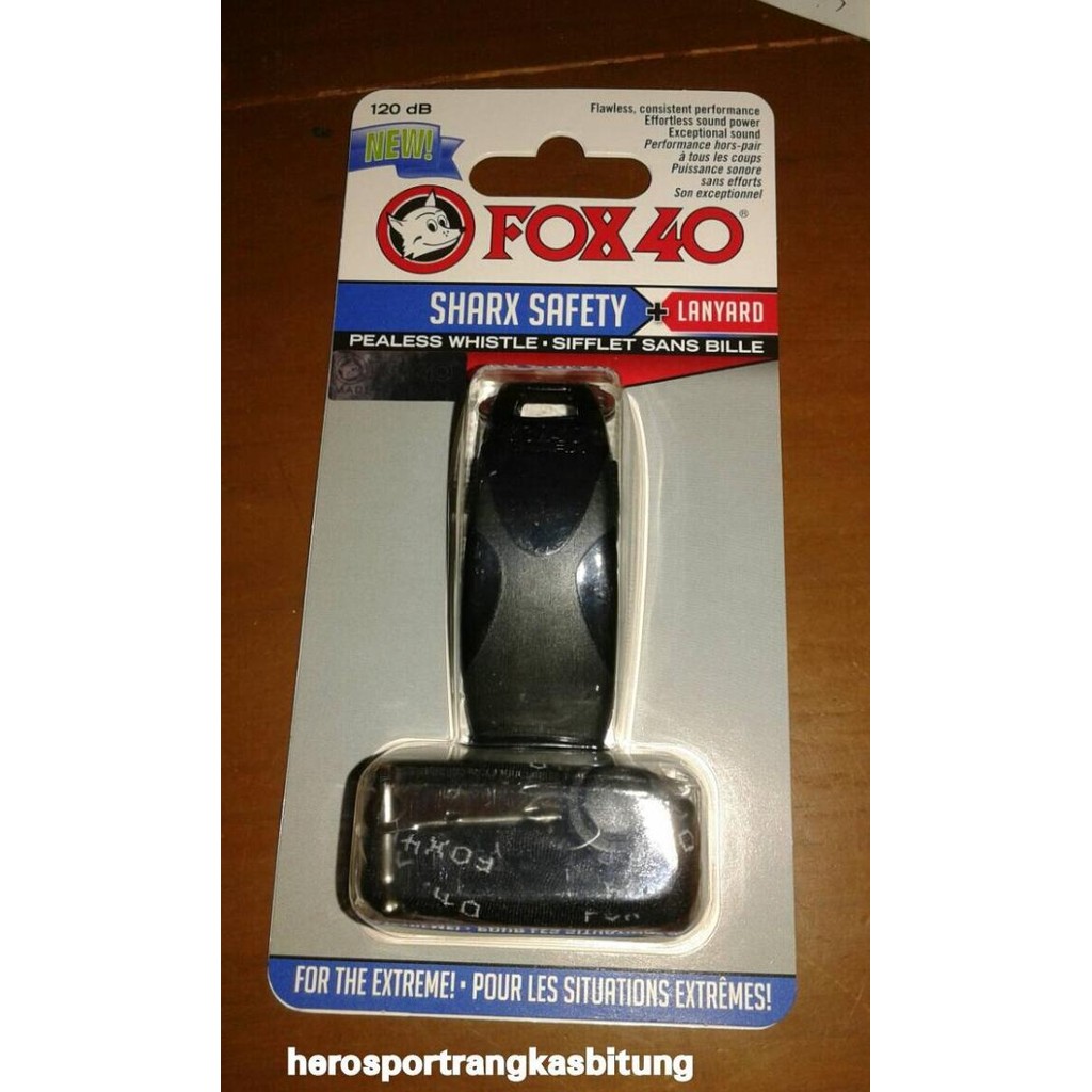 

PELUIT FOX 40 SHARX SAFETY +LANYARD ORIGINAL DAN TERPERCAYA