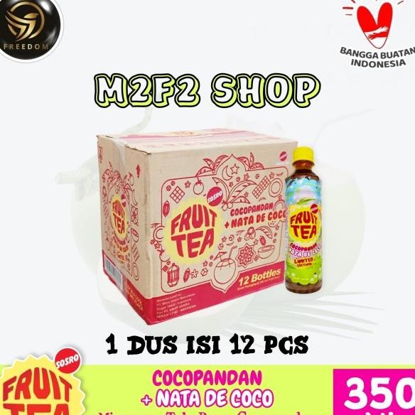 

Fruit Tea Cocopandan Nata De Coco | Kelapa Botol Pet - 350 Ml (Karton)