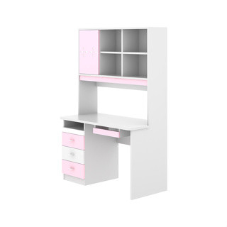 Atria Nixie Meja Belajar Anak White Pink