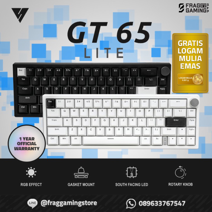 Vortex Gt65 / Vortexseries Gt-65 Lite Mechanical Gaming Keyboard