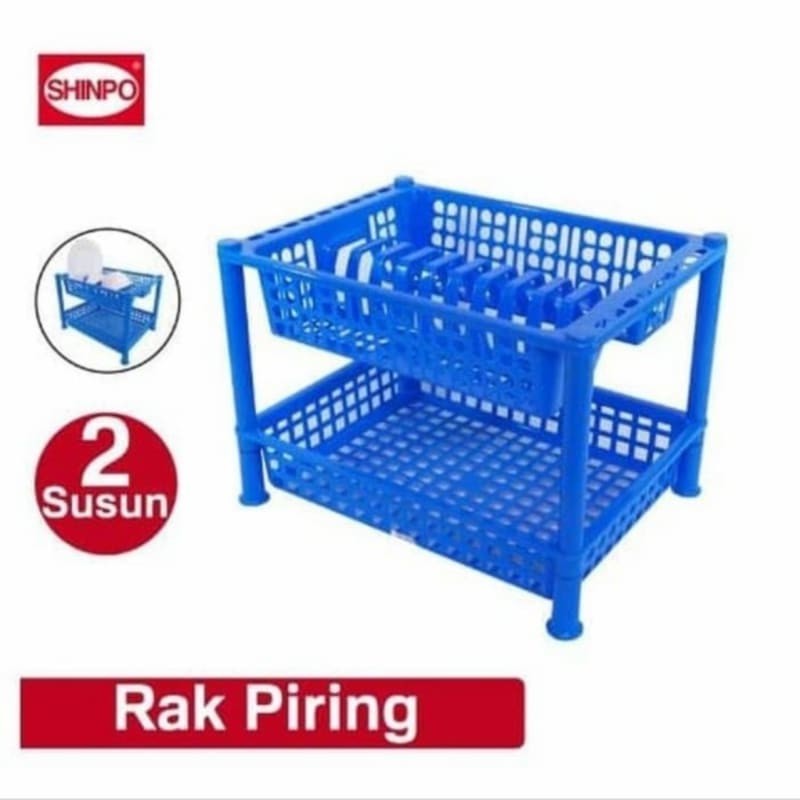 

Rak piring Plastik susun 2 Shinpo SIP 828
