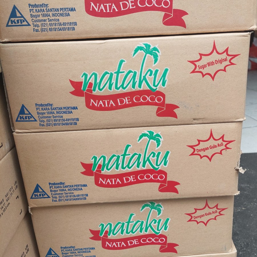 

Nataku Nata de coco dus an isi 6pcs x1kg dadu kecil bulir ni