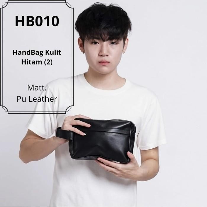 Pouch Bag Pria Kulit Clutch Hand Bag