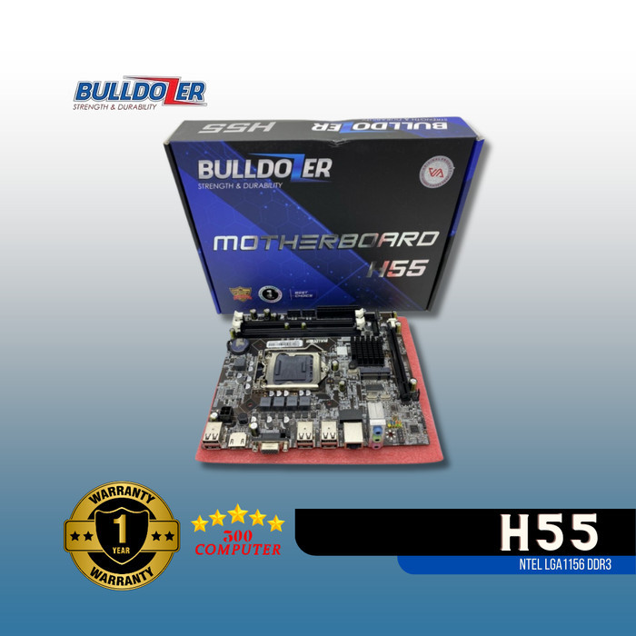 MOTHERBOARD BULLDOZER H55-INTEL LGA1156 DDR3 MOTHERBOARD H55 LZ SOCKET