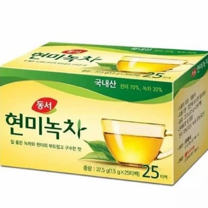 Dong Suh Dongsuh Korea Brown Rice Green Tea Teh Hijau Beras Merah Celu HFS