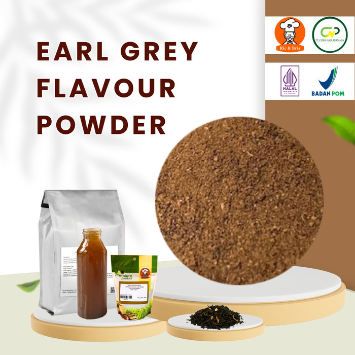 

Earl Grey Tea Flavor Powder / Bubuk Teh Earl Grey / Perasa Flavour Teh