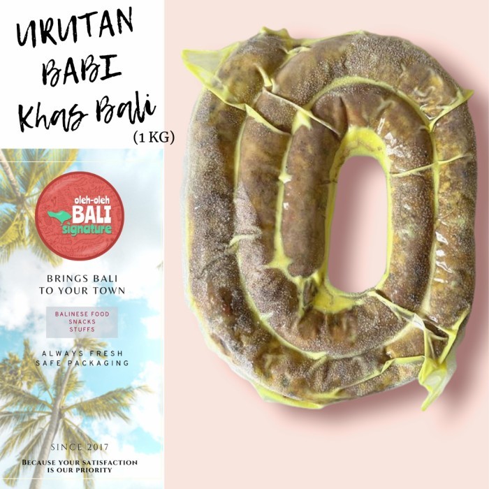 Urutan Babi / Sosis Bali 1 kg (Fresh Frozen Packed)
