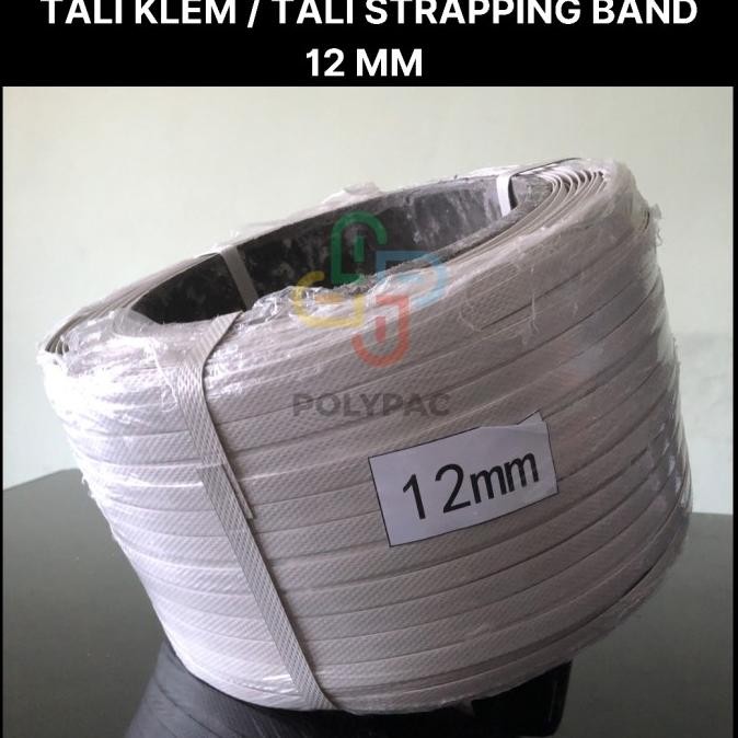 

Tali Klem / Tali Strapping Band / Tali Packing [12 mm] - Putih