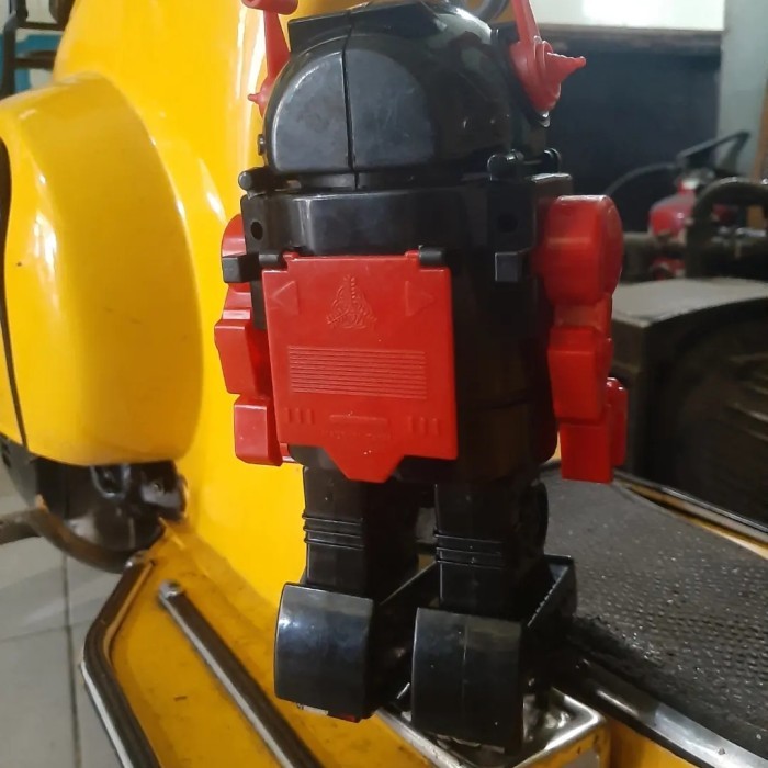 Licy Vintage Robot Dino Jadul Lawasan Taiwan 2Nd Nyala Normal Mainan Robot Lawas Dengan Baterai