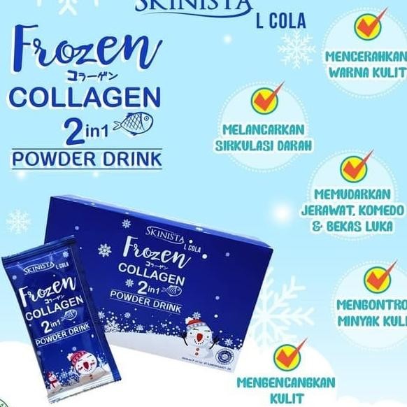 Frozen Collagen 2In1 Powder Drink Bpom