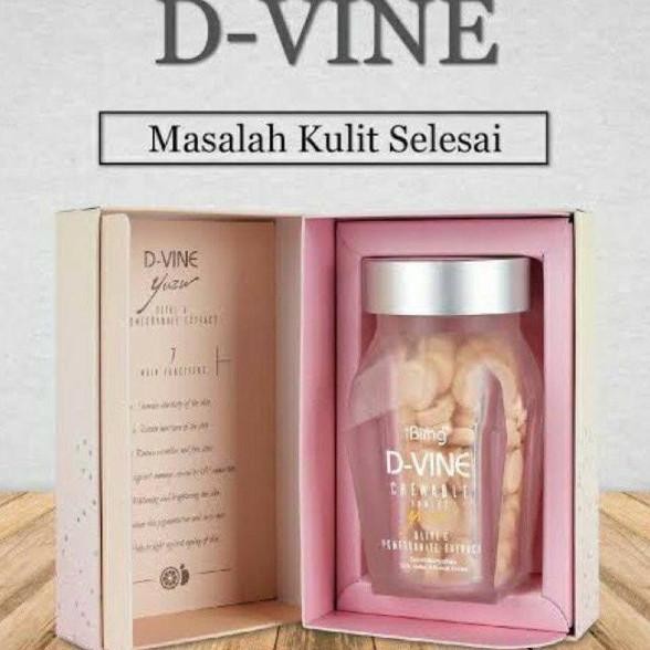 D Vine Collagen Isi 30 Butir Candy -Dvine Collagen Pemutih