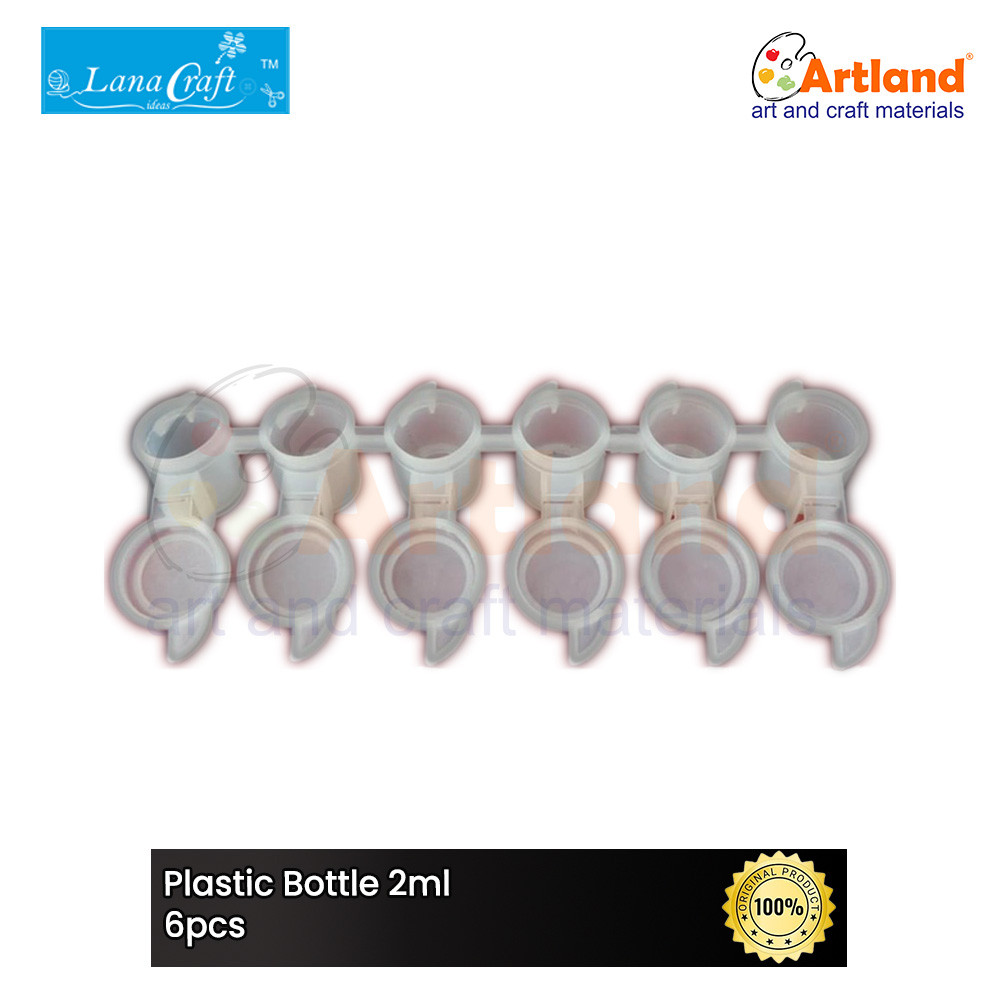 

Plastic Bottle 2ml 6pcs - Botol Plastik 2ml Paket Isi 6