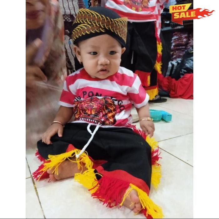 Promo Setelan Kaos Reog Ponorogo Anak Jaminan Original