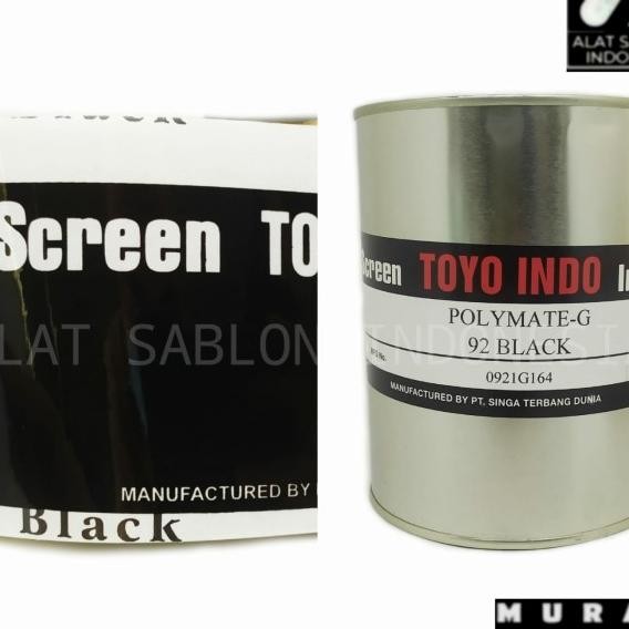 

Tinta Toyo Polymate Bla G92 Hitam Tinta Sablon Plastik 1Kg