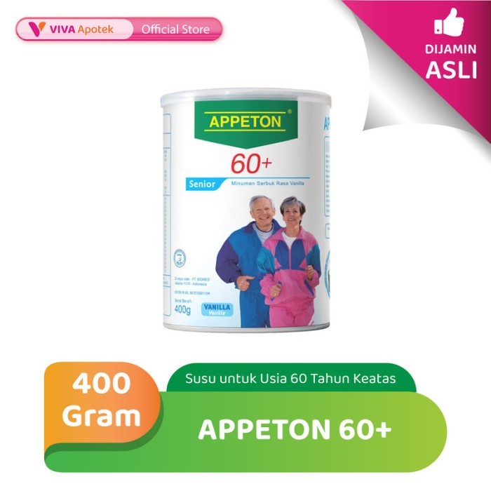 

Appeton 60+ Susu untuk Memenuhi Kebutuhan Nutrisi Lansia (400)