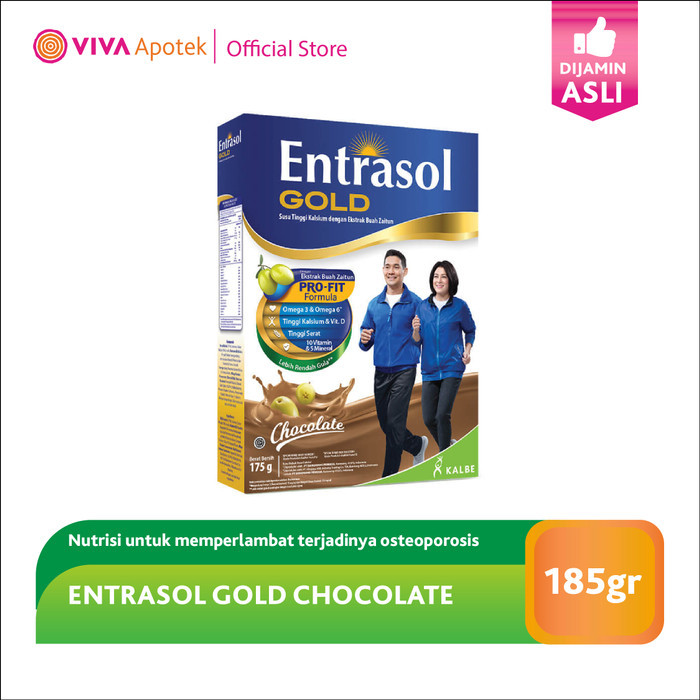 

Entrasol Gold Chocolate Susu Tinggi Kalsium (185 Gram)