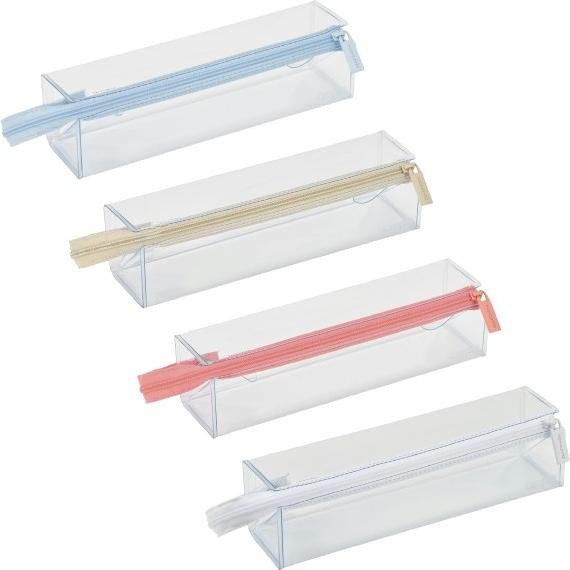 

Kokuyo C2 Clear Type Pencil Case Tray Transparent Kotak Pensil Pouch