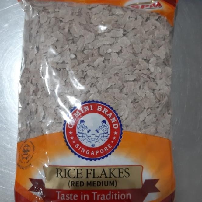 

Produk Terbaik] RICE FLAKES POHA RED MEDIUM SPM 500G / Serpihan Nasi Merah