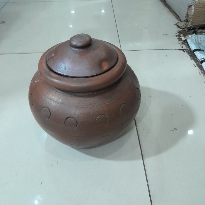Han Gentong Gerabah Tanah Liat Kapasitas 3 Liter Air
