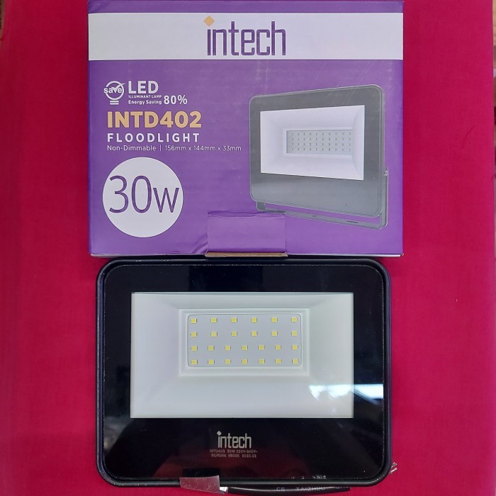 Produk INTD402 Lampu Tembak Sorot LED 30w Intech