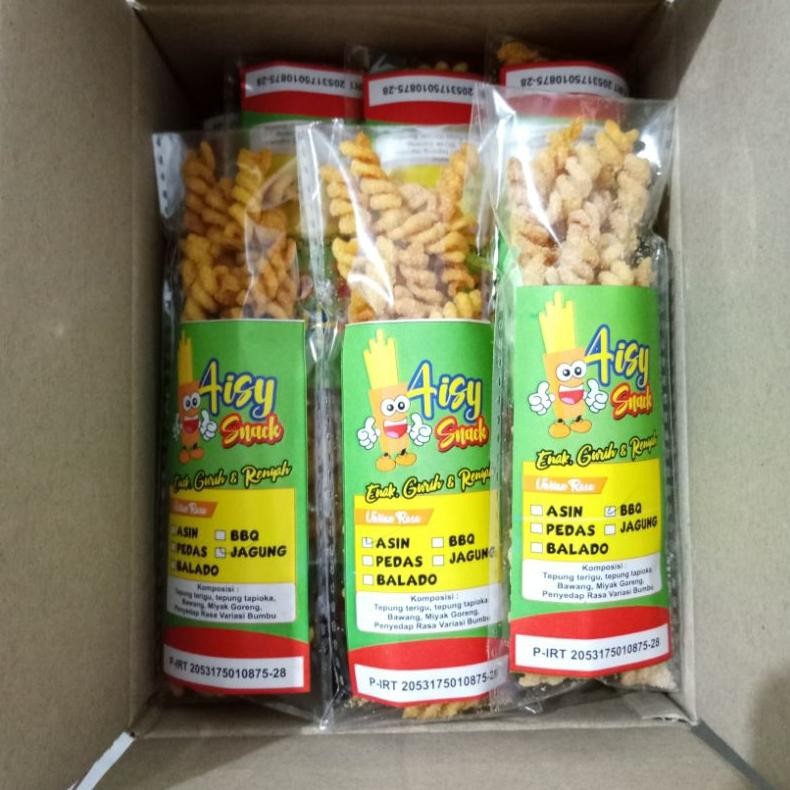 

ty-35 PAKET ISI 20 PCS MAKARONI SPIRAL 30 GRAM TERMURAH Hemat