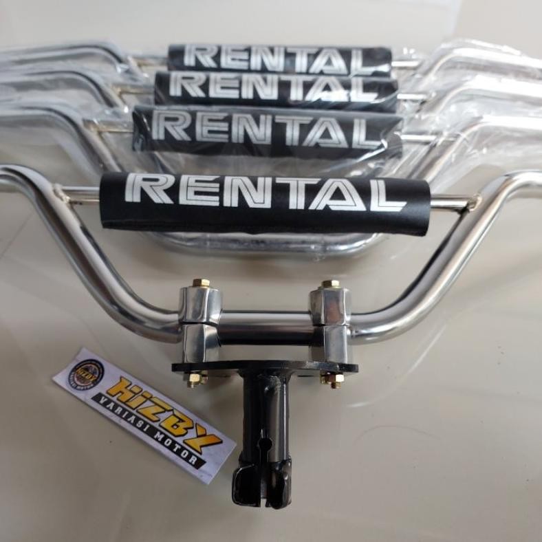Cuci Gudang PAKETAN STANG TRAIL DAN DUDUKAN STANG ADAPTOR TRONDOL  UNTUK SEMUA JENIS MOTOR HONDA YAM