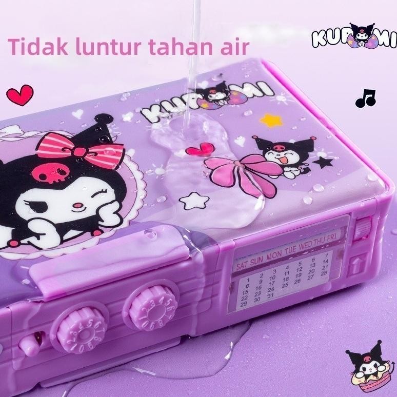 

ter-46 In Stock) Gaya Baru Cinnamoroll Kotak Alat Tulis Multifungsi Kunci Kode Perempuan Pensil Sanrio Dua Sisi Bernilai Tinggi Kapasitas Besar Original