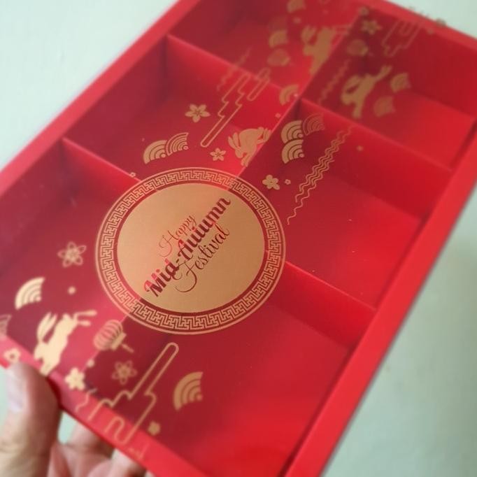 >>>>>] Dus mika mooncake 100 gr sekat 6