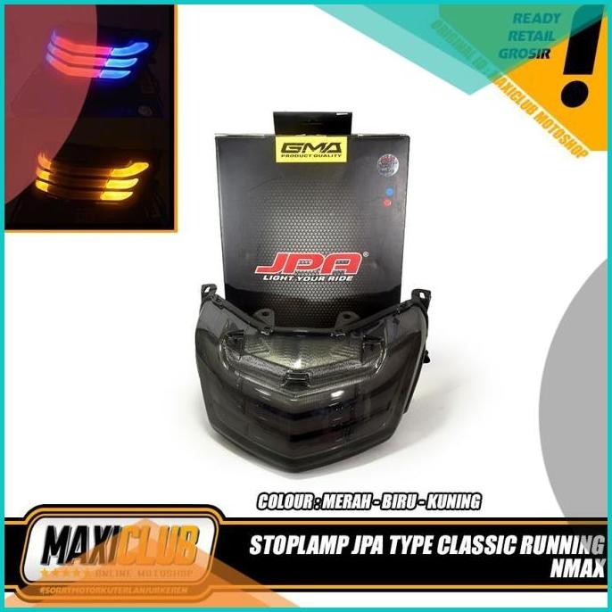 Variasi Motor Yamaha Nmax Stoplamp JPA Tipe Classic Nmax Running Biru