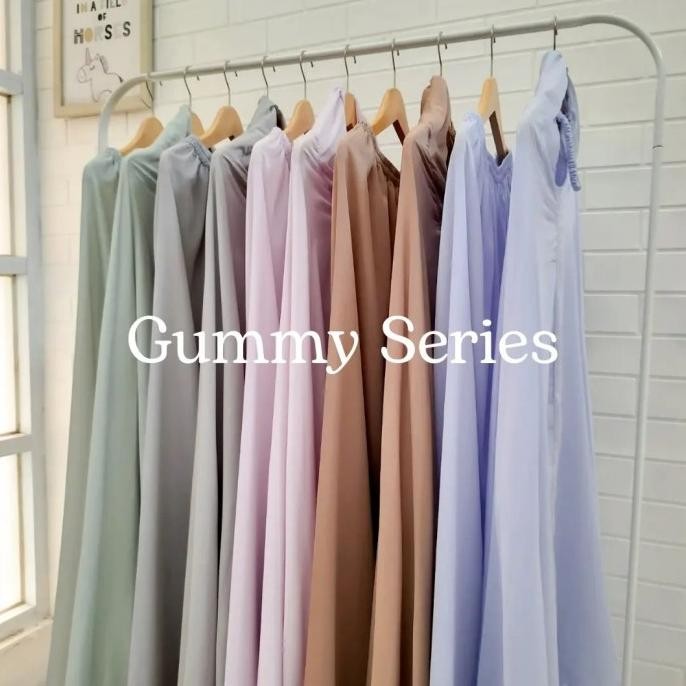 Mukena Sunrise - Gummy Series - Mukena Dewasa Katun Silky Travel Size